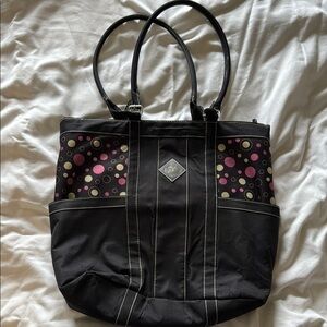 Stylish Black and Pink Tote-ally Cool bag